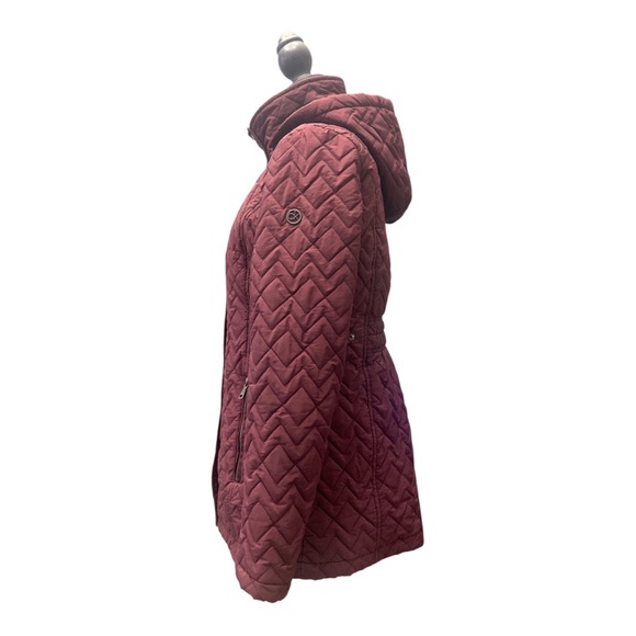 Calvin Klein Women's Hooded Quilted Puffer Jacket - Picture 2 of 12
